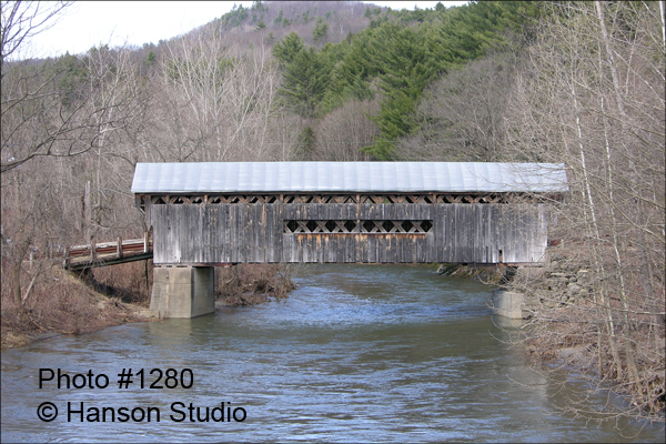 Rockingham, VT - Worral Bridge - Spring - Side